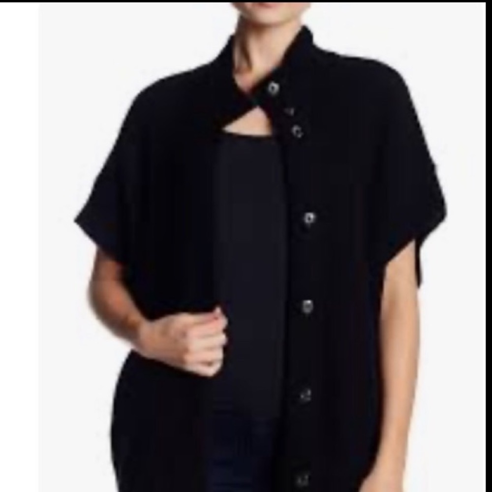 21 Black Button-Up Cardigan